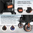 WISELD GT3 Utility Electric Ridable Wagon 4WD