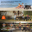 WISELD GT3 Utility Electric Ridable Wagon 4WD